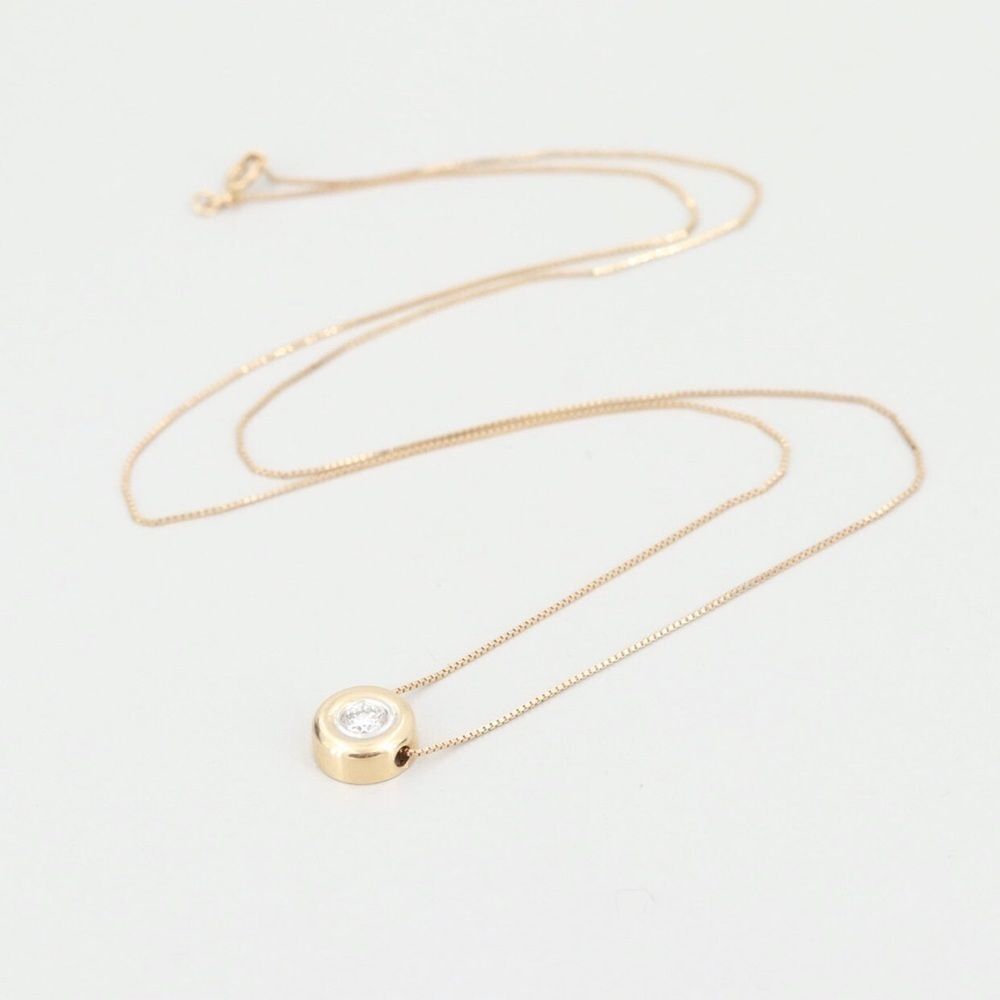 14kgoldand Diamondnecklace
